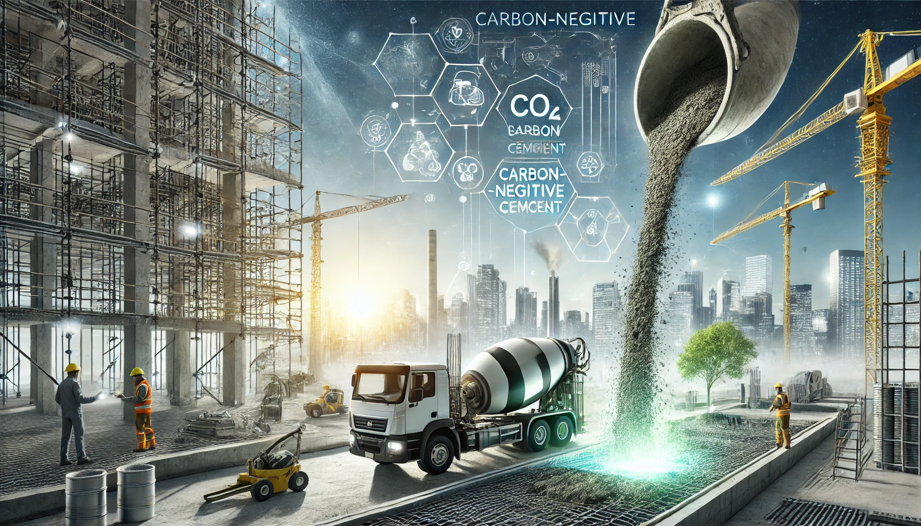 Carbon-Negative Cement: Transforming the Construction Industry with Green Materials